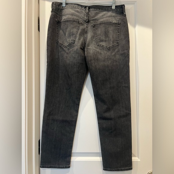 Eddie Bauer Boyfriend High Rise Slim Jeans Gray Size 8 Petite - Picture 9 of 10